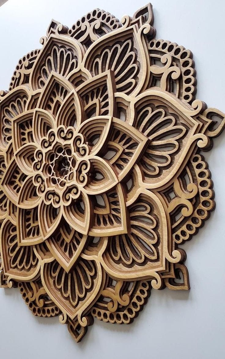Wooden Mandala Layer 1