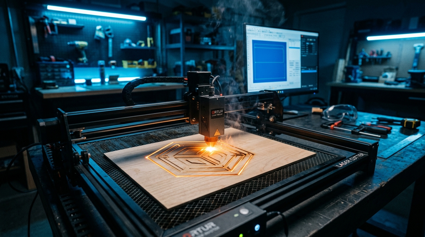 Basswood laser cutting settings — Crafteker 3mm premium basswood