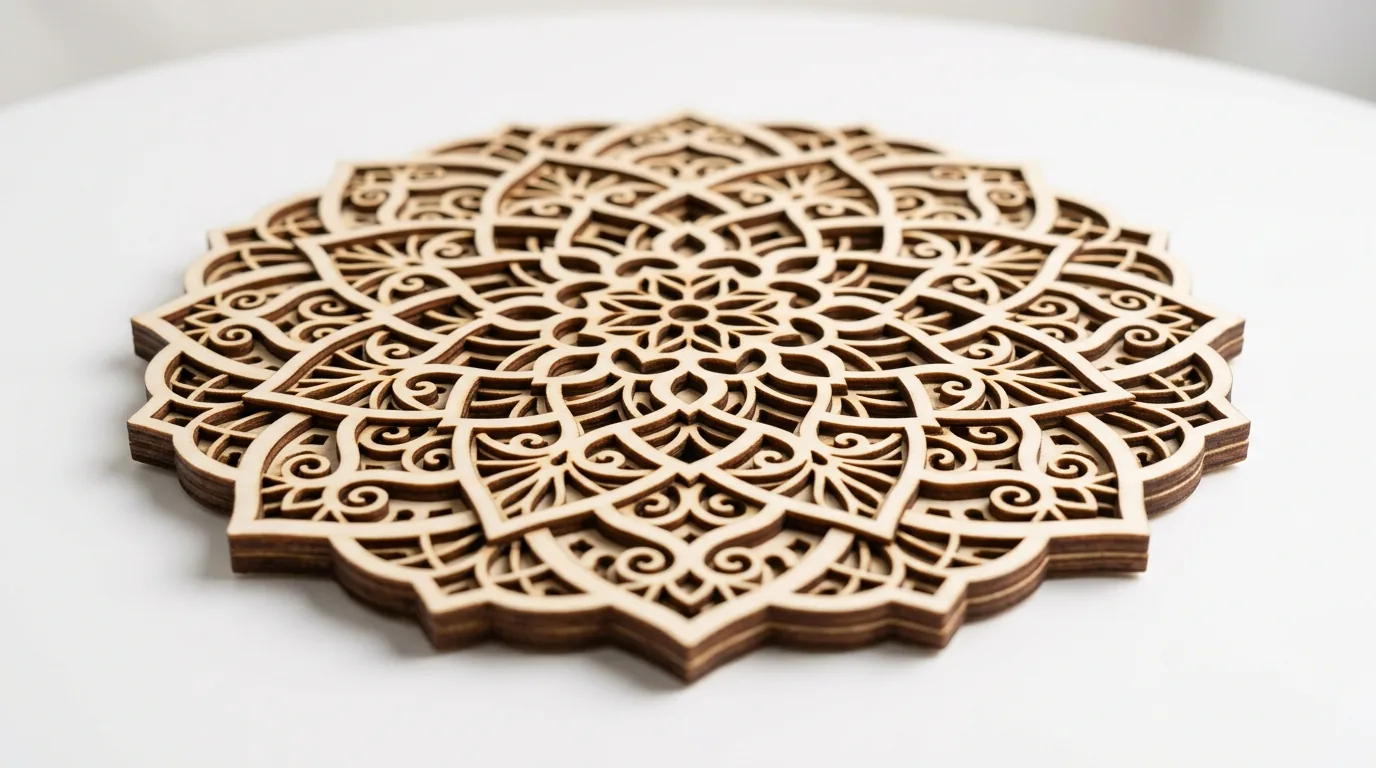Anycubic Mega Pro laser engraver cutting 3mm basswood sheet