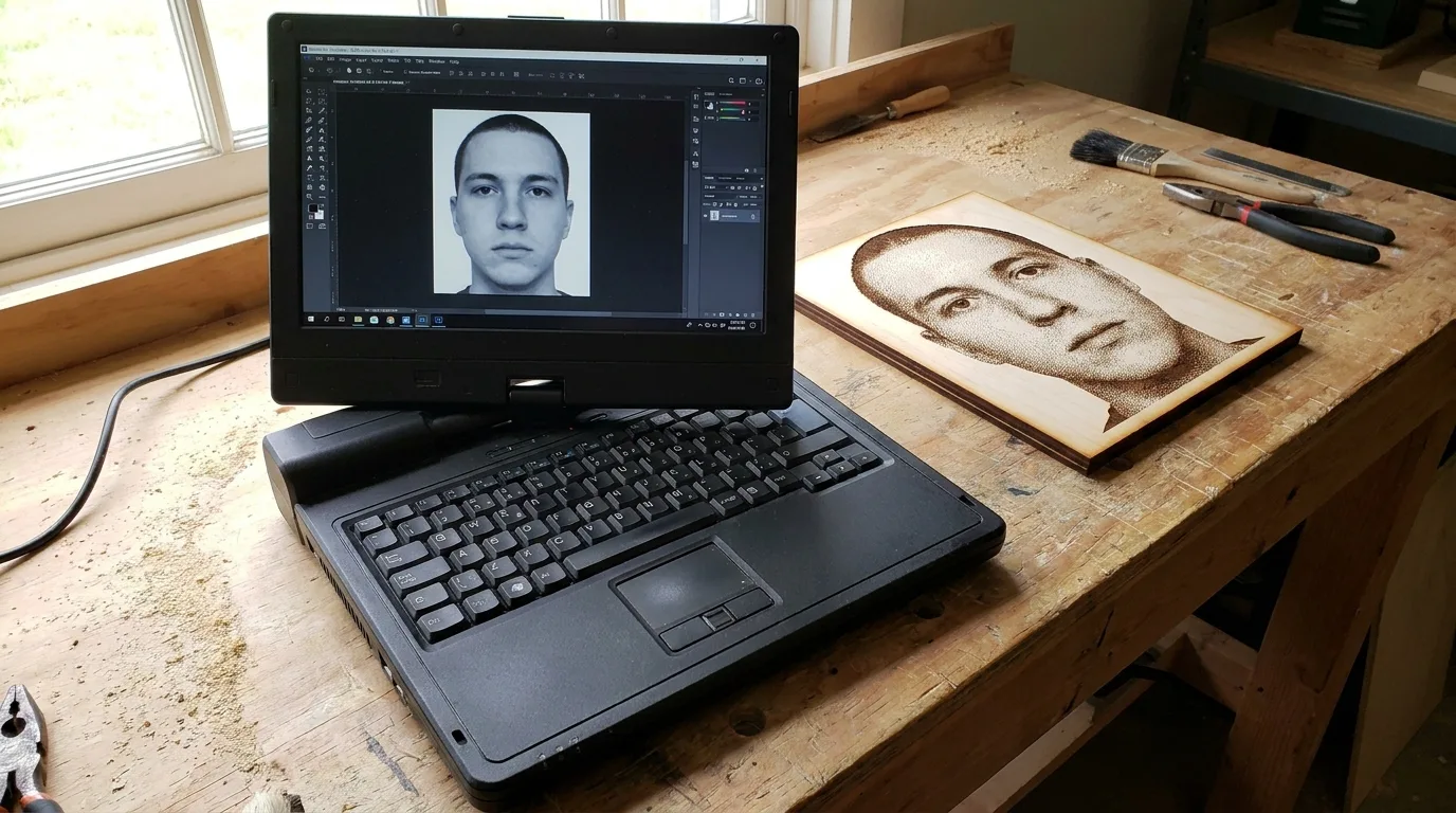 Photo Engraving on Basswood: 2026 Image Prep & Dithering Guide